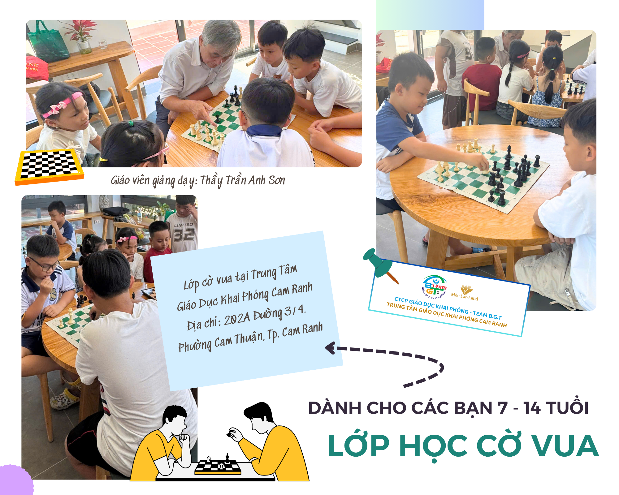 lop day co vua o cam ranh