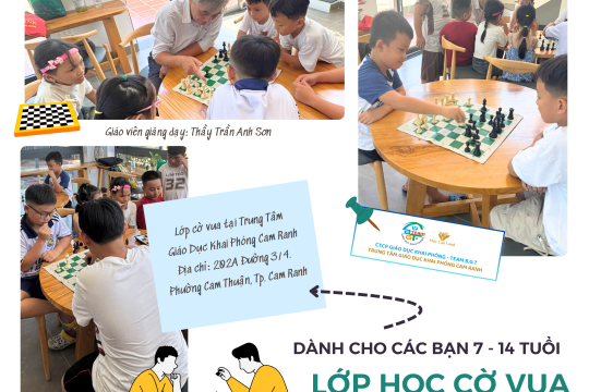 LỚP CỜ VUA THÁNG 6-7-8